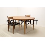 Teak Extention Round Dining Table