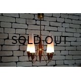 Teak&Brass 5Chandelier