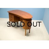 Teak Kidney shape Desk