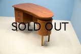 Teak Kidney shape Desk
