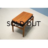 Teak Sidetable with Stool