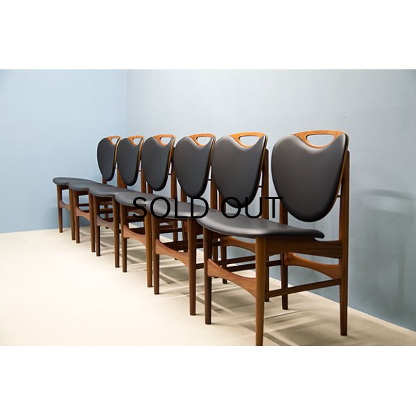 画像2: Arne Hovmand Olsen Dining Chair 6set
