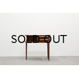 Teak Side Table with 2drawers