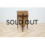 Rattan Rubbish bin