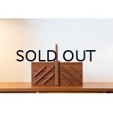 Teak Sewing Box