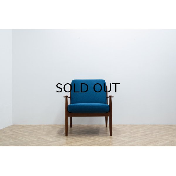 画像2: Grete Jalk Easy Chair Model 118 Blue 1