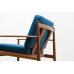 画像1: Grete Jalk Easy Chair Model 118 Blue 2 (1)