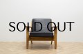 Hans.J.Wegner GE290 Easy Chair Oak Black Leather