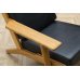 画像15: Hans.J.Wegner GE290 Easy Chair Oak Black Leather (15)