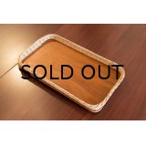 Teak , Rattan Tray