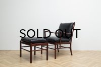 Ole Wanscher PJ149 Colonial Chair & Ottoman
