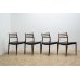 画像6: Niels.O.Moller No.78 Rosewood Dining Chair 4脚セット販売（銀座店） (6)