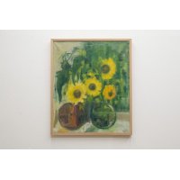 Grethe Ammundsen Oil on canvas "Flower"（銀座店）