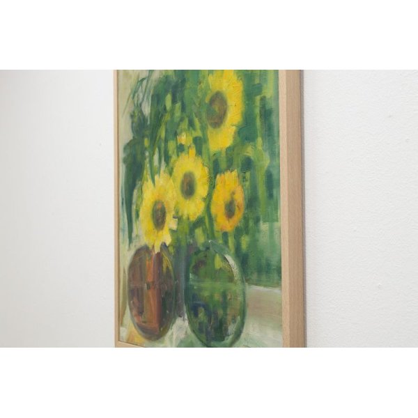 画像2: Grethe Ammundsen Oil on canvas "Flower"（銀座店）