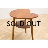 Teak Kidney Shape Side Table