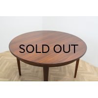 Omann Jun Model 55 Rosewood Round Dining Table