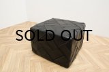 Black Leather Stool