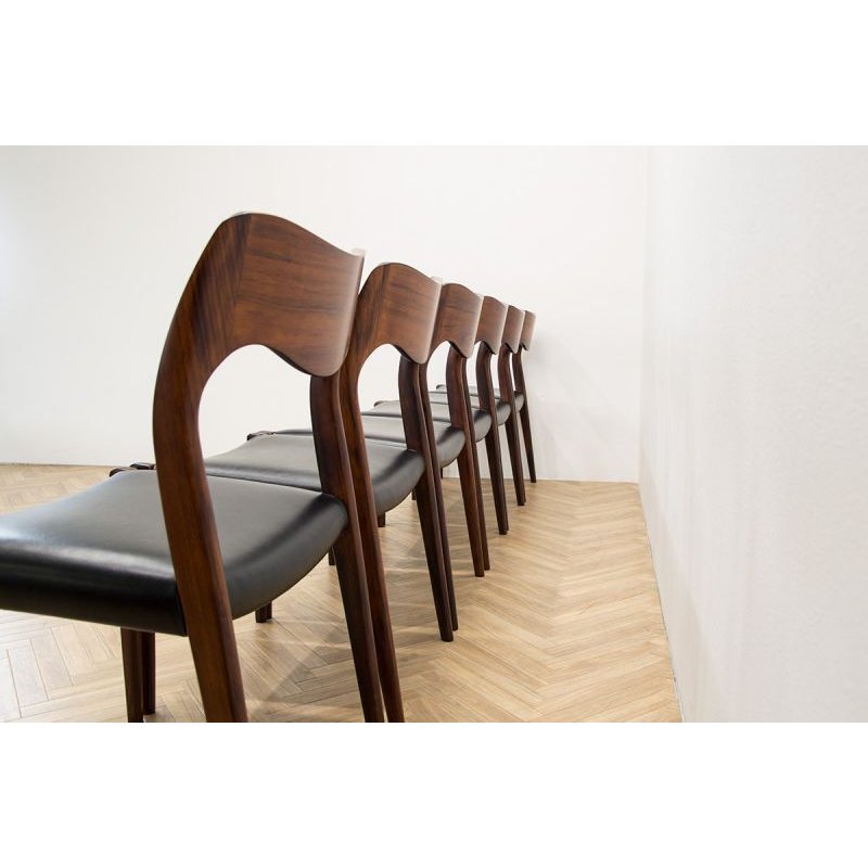 Niels.O.Moller No.71 Rosewood Dining Chair 4脚セット販売（銀座店