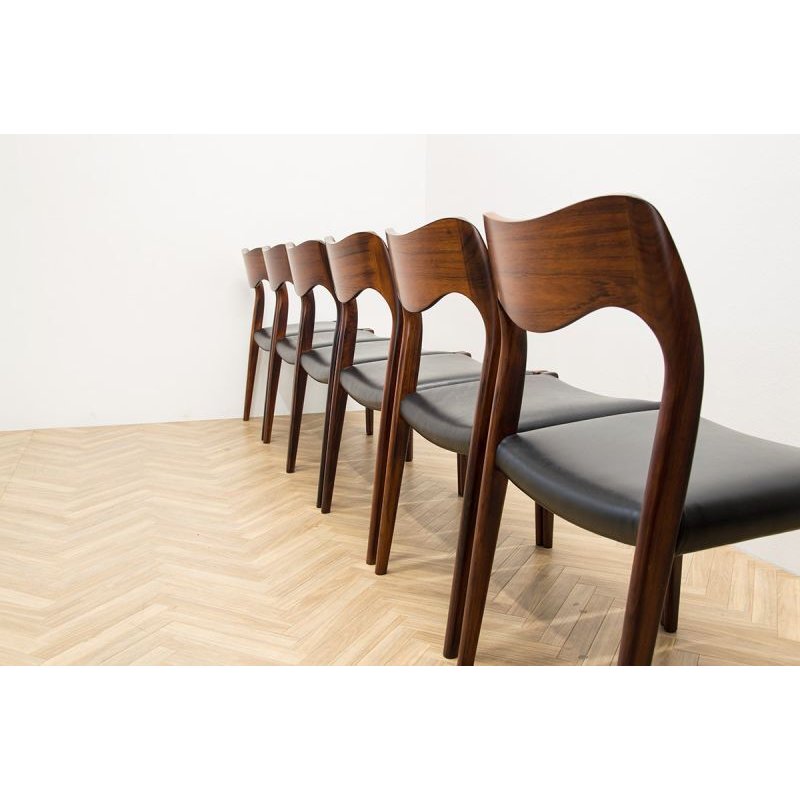 Niels.O.Moller No.71 Rosewood Dining Chair 2脚セット販売 - ギルド