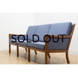 Ole Wanscher PJ 3P Sofa Mahogany