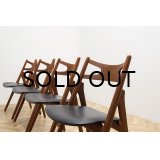 Hans.J.Wegner CH-29 Teak / Sawbuck Chair 4set（銀座店）