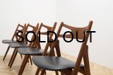 Hans.J.Wegner CH-29 Teak / Sawbuck Chair 4set（銀座店）