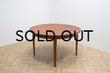 Omann Jun Model 55 Teak Round Dining Table