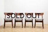 Teak Dining Chair 4脚セット販売