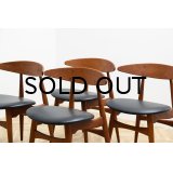 Hans.J.Wegner CH-33 Teak  4set