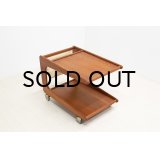 Teak Trolley with Magazine rack