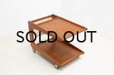 Teak Trolley with Magazine rack
