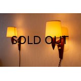 Teak Wall Lamp （Pair）