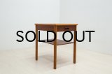 Teak Side Table with 1d Chest