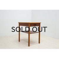 Teak Side Table with 1d Chest