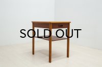 Teak Side Table with 1d Chest