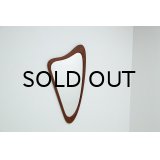 Teak Kidney Shape Mirror