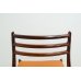 画像15: Niels.O.Moller No.78 Rosewood Dining Chair 4脚セット販売 (15)