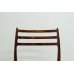 画像16: Niels.O.Moller No.78 Rosewood Dining Chair 4脚セット販売（銀座店）