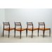 画像7: Niels.O.Moller No.78 Rosewood Dining Chair 4脚セット販売 (7)