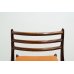 画像11: Niels.O.Moller No.78 Rosewood Dining Chair 4脚セット販売 (11)