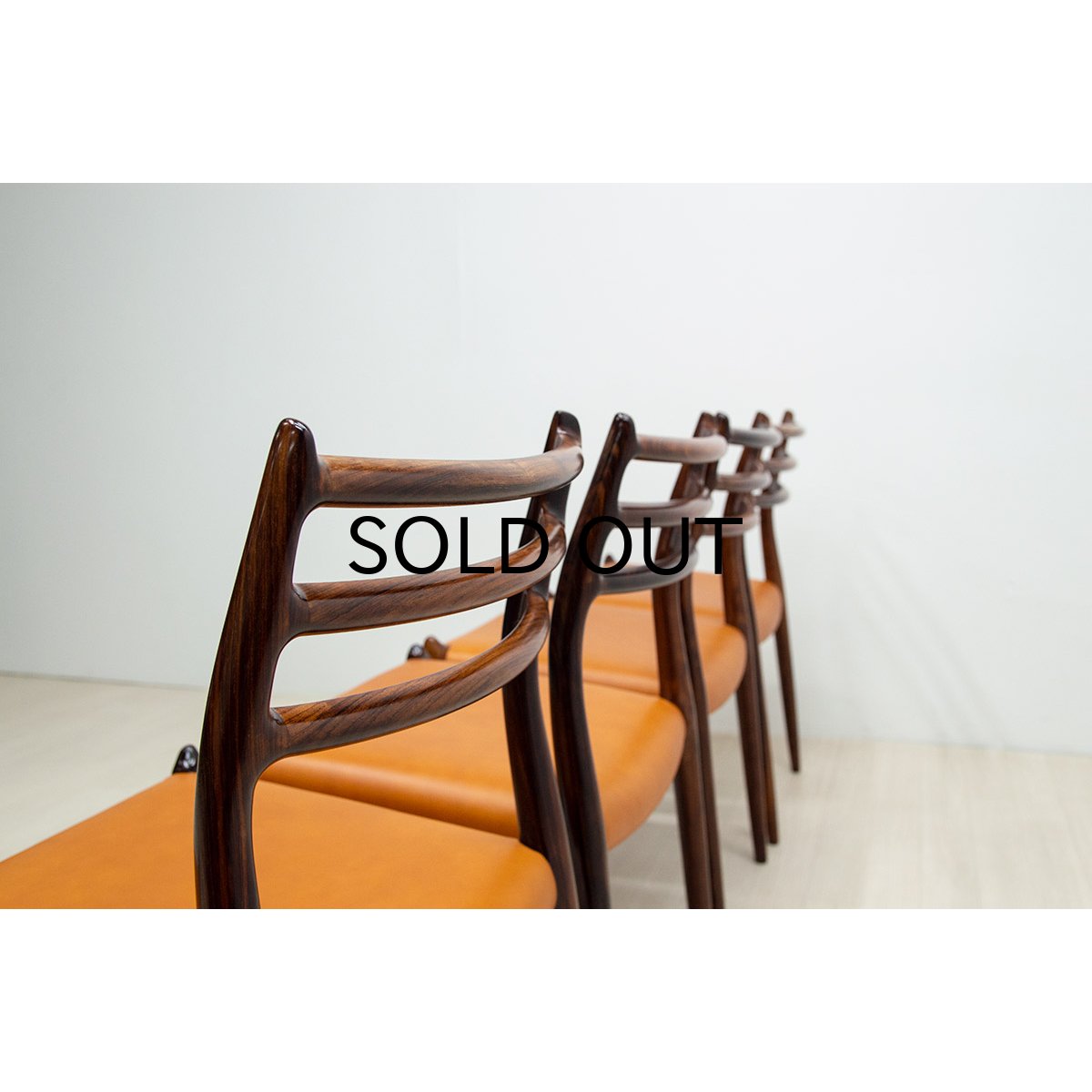 Niels.O.Moller No.78 Rosewood Dining Chair 4脚セット販売 Niels.O.Moller No.78 Rosewood Dining Chair 4脚セット販売