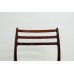 画像12: Niels.O.Moller No.78 Rosewood Dining Chair 4脚セット販売