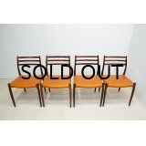 Niels.O.Moller No.78 Rosewood Dining Chair 4脚セット販売（銀座店）