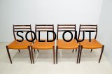 Niels.O.Moller No.78 Rosewood Dining Chair 4脚セット販売（銀座店）
