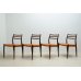 画像3: Niels.O.Moller No.78 Rosewood Dining Chair 4脚セット販売（銀座店） (3)