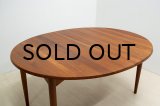 Solid Teak Oval Dining Table