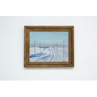 Axel.P.Jensen Oil on Canvas / Winter landscape