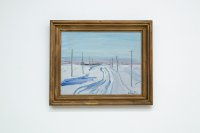 Axel.P.Jensen Oil on Canvas / Winter landscape（銀座店）