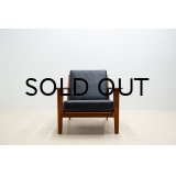 Hans.J.Wegner GE290 Teak / Black Leather