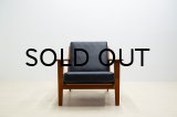 Hans.J.Wegner GE290 Teak / Black Leather